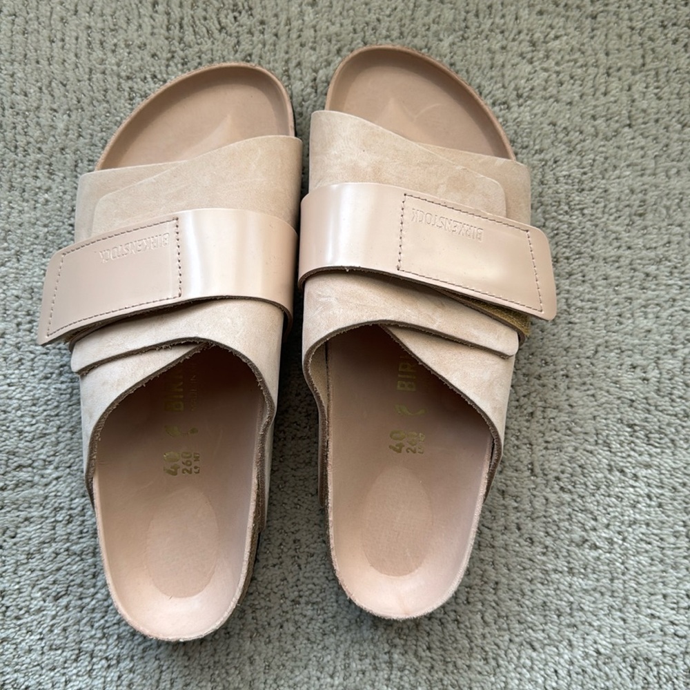 Brand new, never worn Birkenstocks.